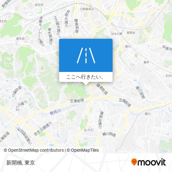 新開橋地図