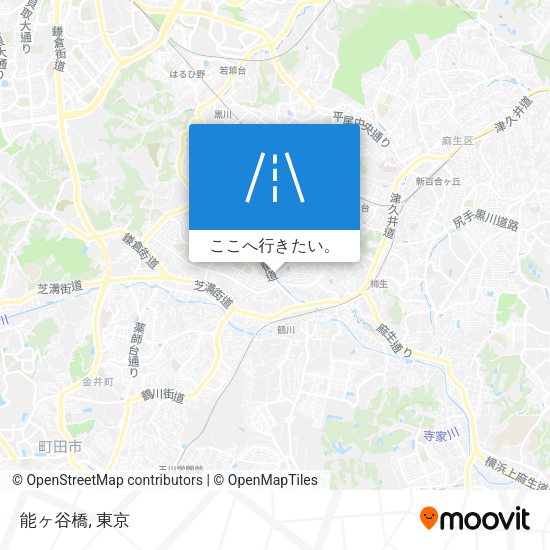 能ヶ谷橋地図