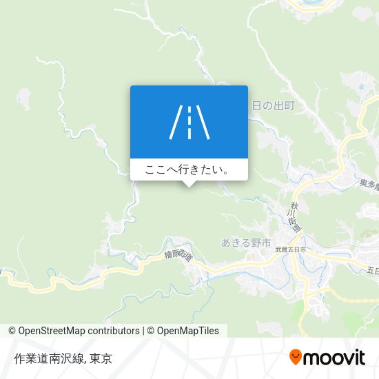 作業道南沢線地図