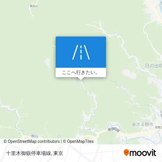 十里木御嶽停車場線地図