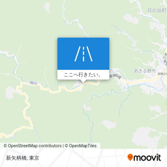 新矢柄橋地図