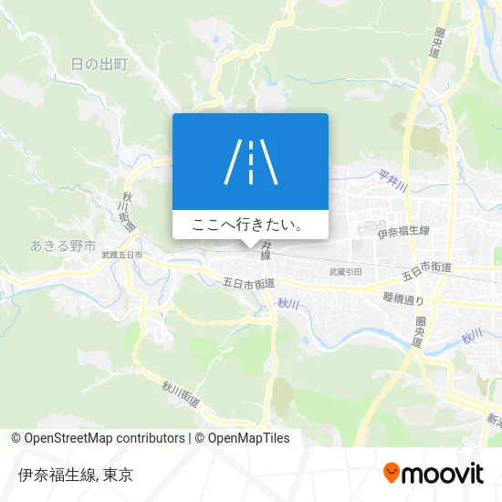 伊奈福生線地図