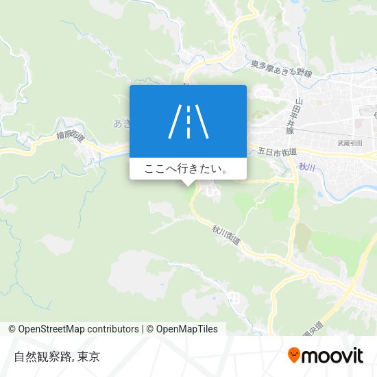 自然観察路地図