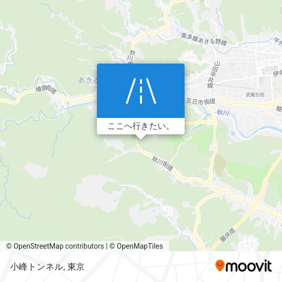 小峰トンネル地図