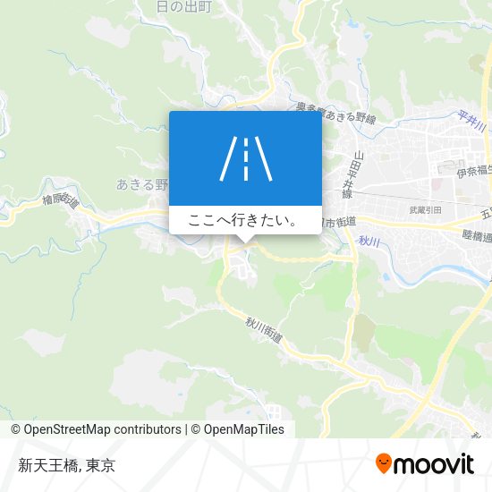 新天王橋地図