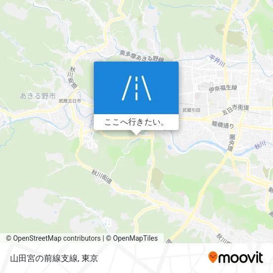 山田宮の前線支線地図