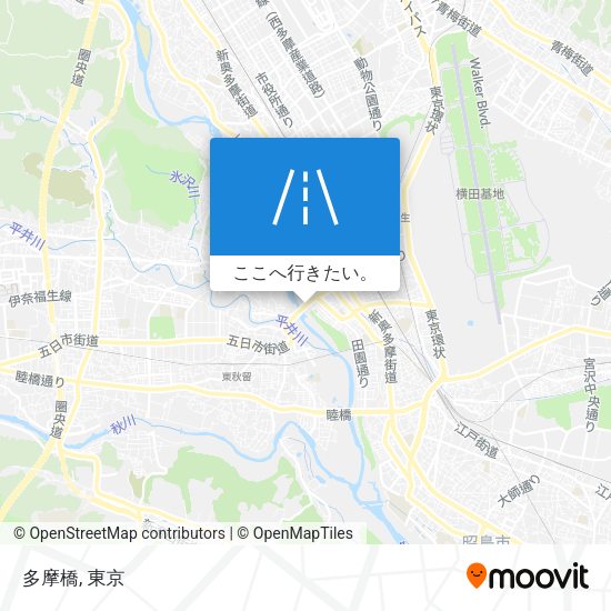 多摩橋地図