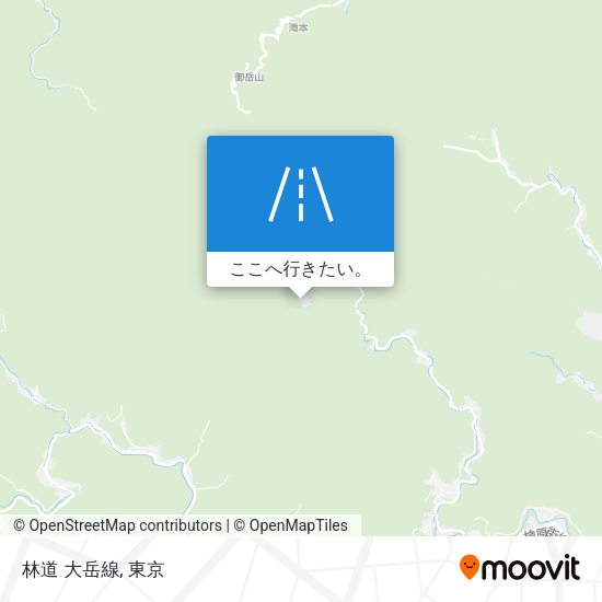 林道 大岳線地図
