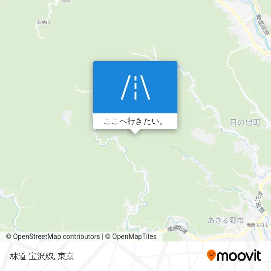 林道 宝沢線地図