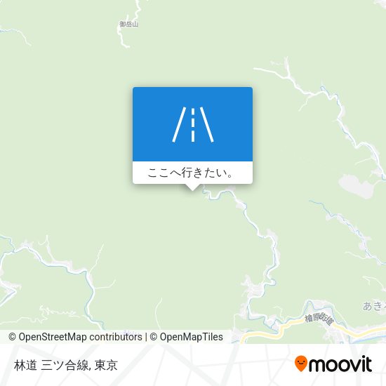 林道 三ツ合線地図