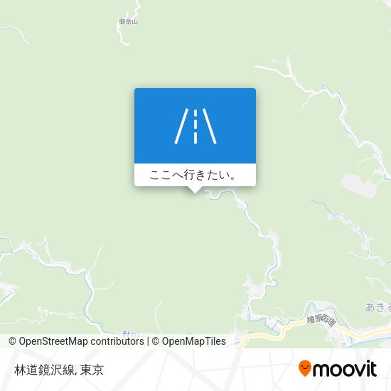 林道鏡沢線地図