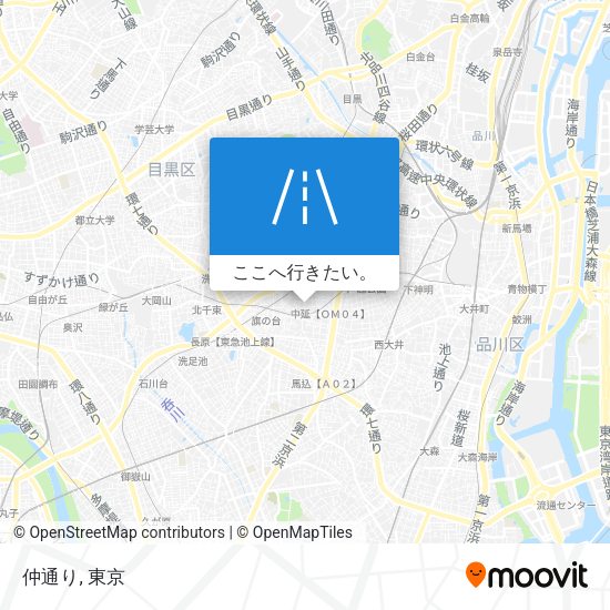仲通り地図