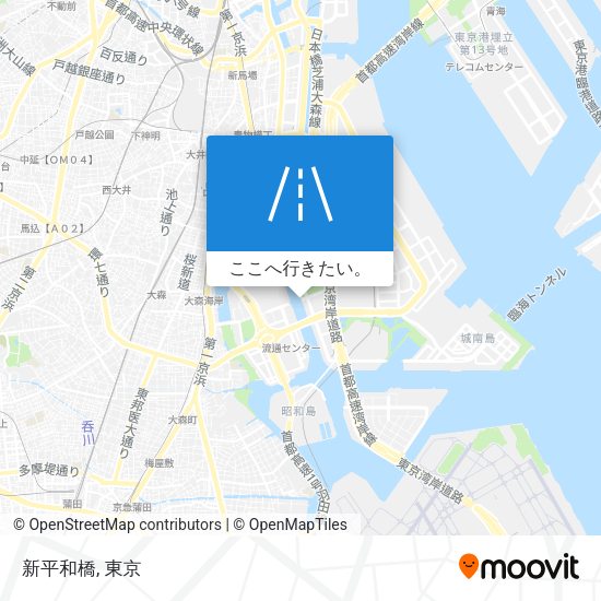 新平和橋地図