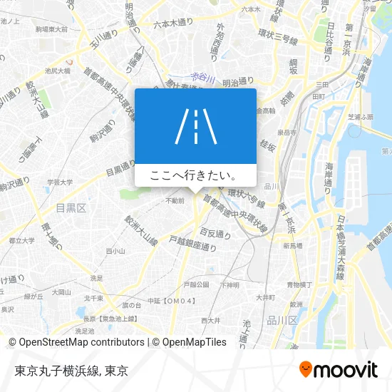 東京丸子横浜線地図