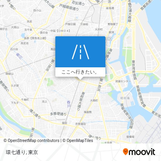 環七通り地図