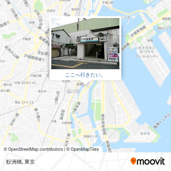 鮫洲橋地図