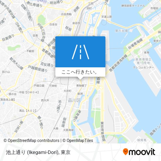 池上通り (Ikegami-Dori)地図