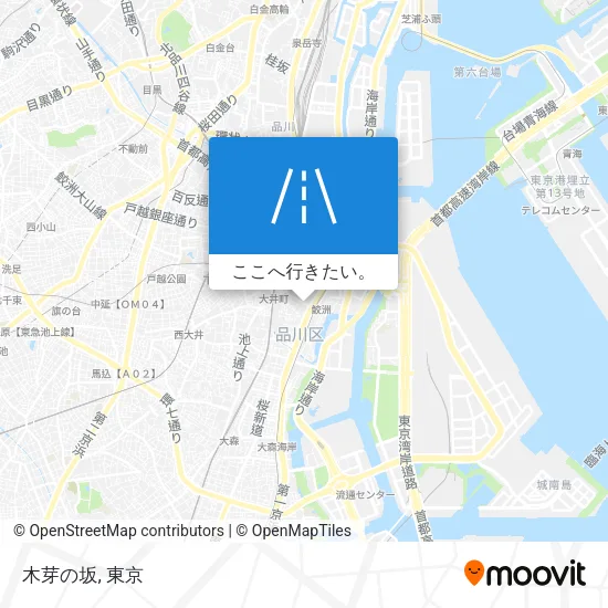 木芽の坂地図