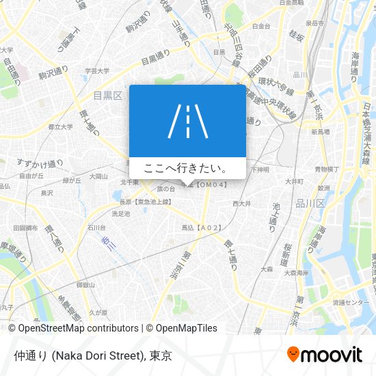 仲通り (Naka Dori Street)地図