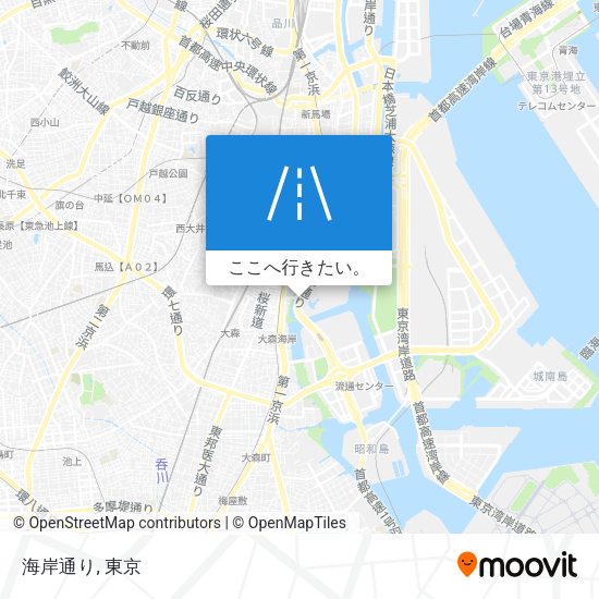 海岸通り地図