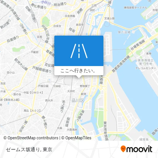 ゼームス坂通り地図