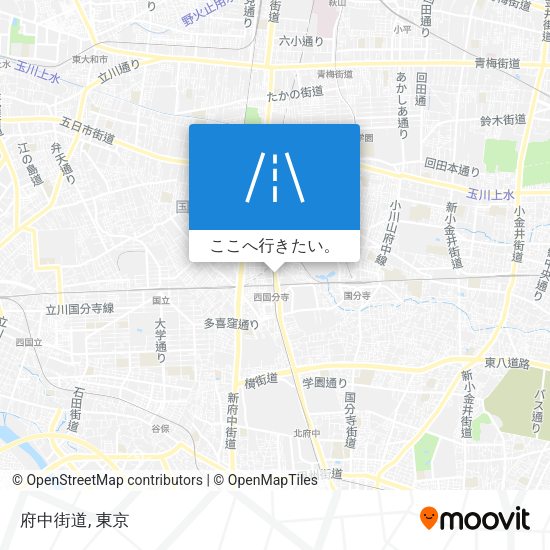 府中街道地図