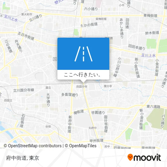 府中街道地図