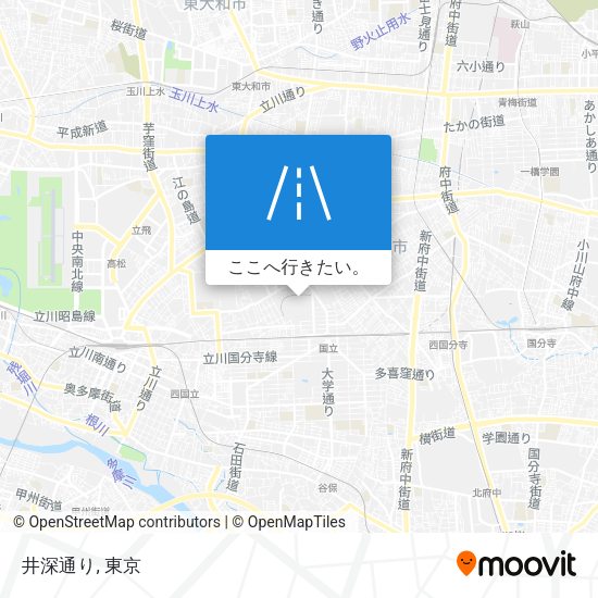 井深通り地図