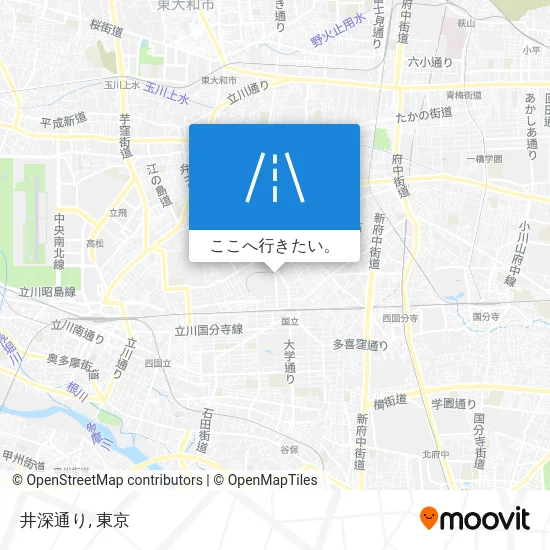 井深通り地図