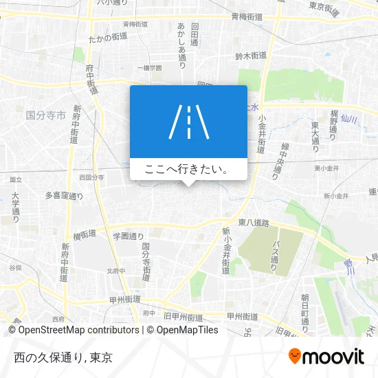 西の久保通り地図