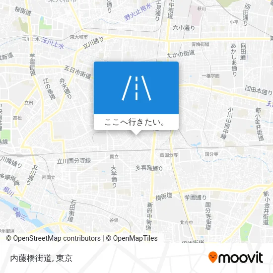 内藤橋街道地図
