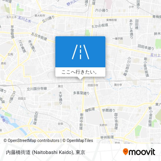 内藤橋街道 (Naitobashi Kaido)地図