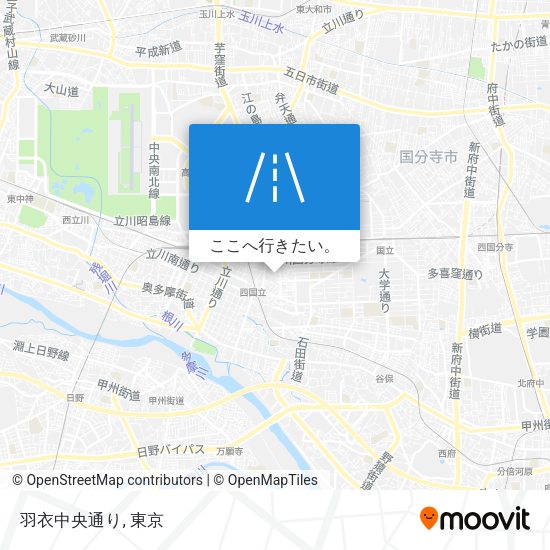 羽衣中央通り地図