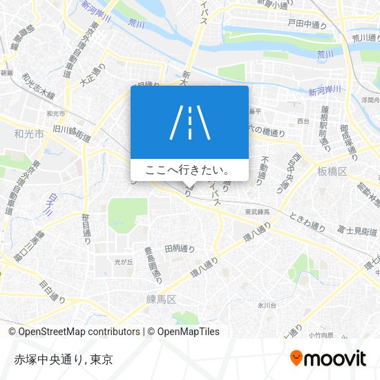 赤塚中央通り地図