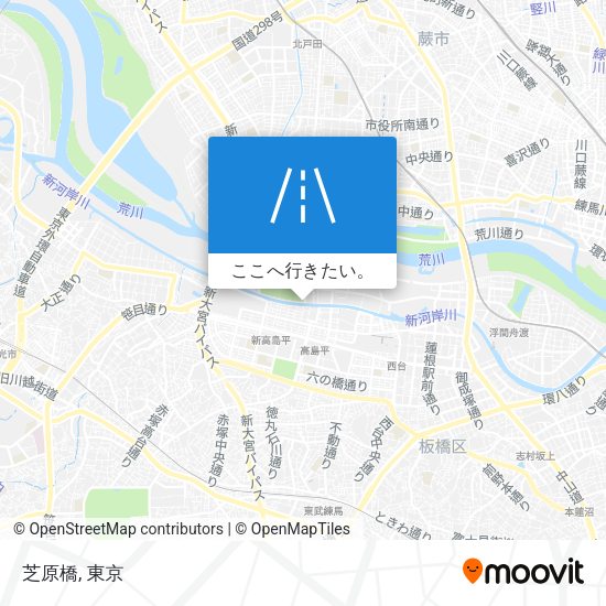 芝原橋地図