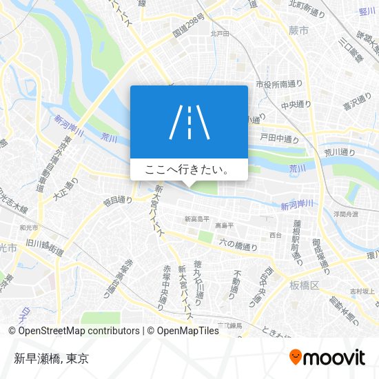 新早瀬橋地図