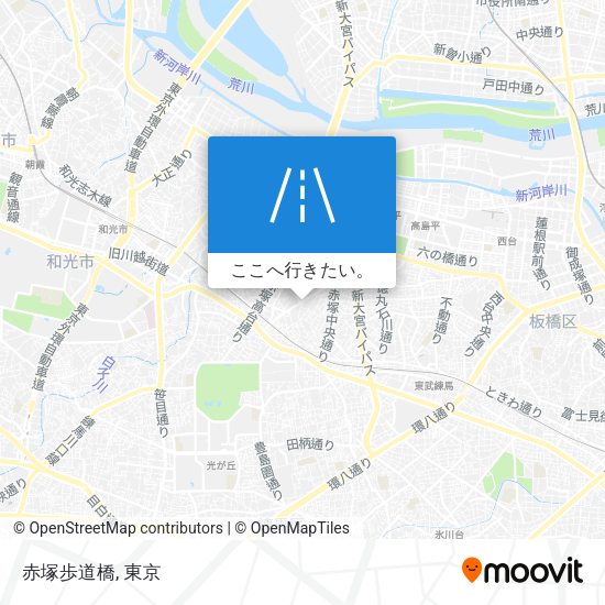 赤塚歩道橋地図
