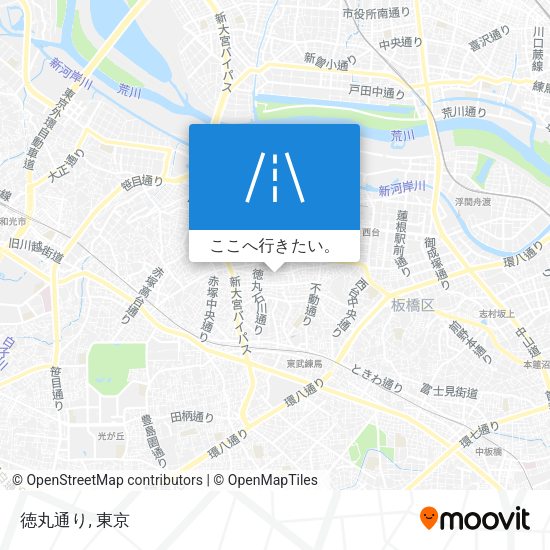 徳丸通り地図