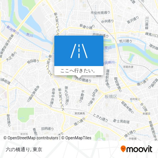 六の橋通り地図