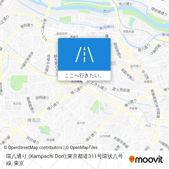 環八通り (Kampachi Dori);東京都道311号環状八号線地図