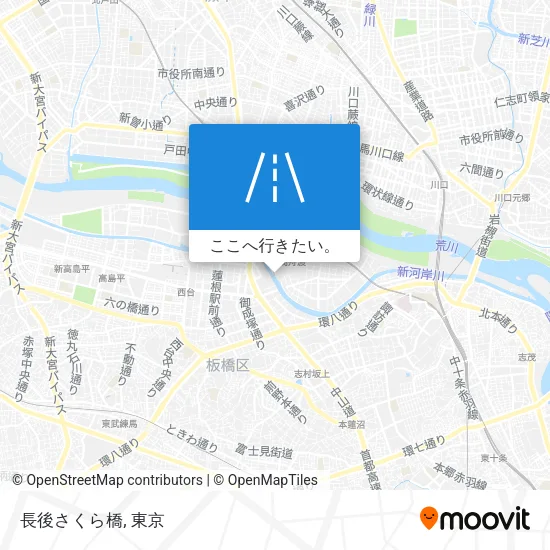 長後さくら橋地図