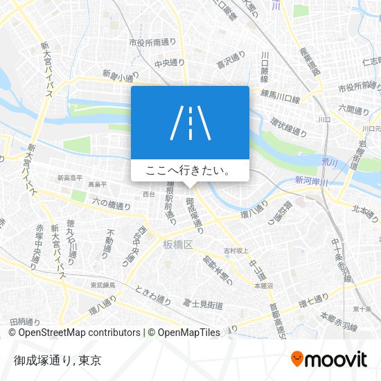 御成塚通り地図