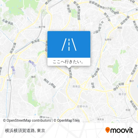 横浜横須賀道路地図