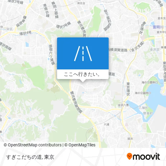 すぎこだちの道地図