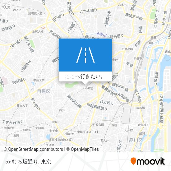 かむろ坂通り地図