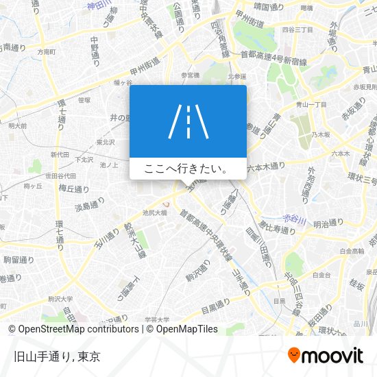 旧山手通り地図