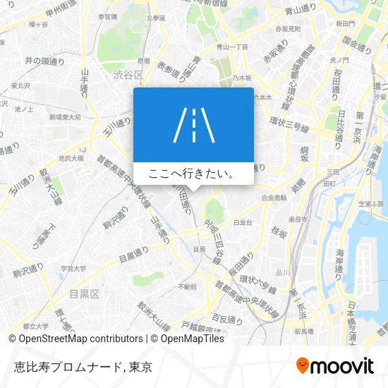恵比寿プロムナード地図