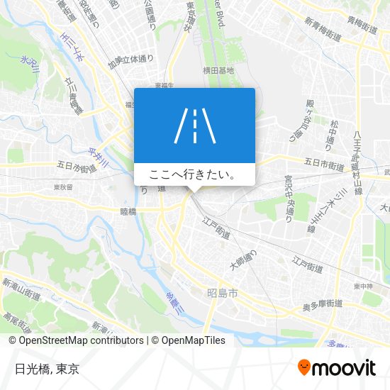 日光橋地図