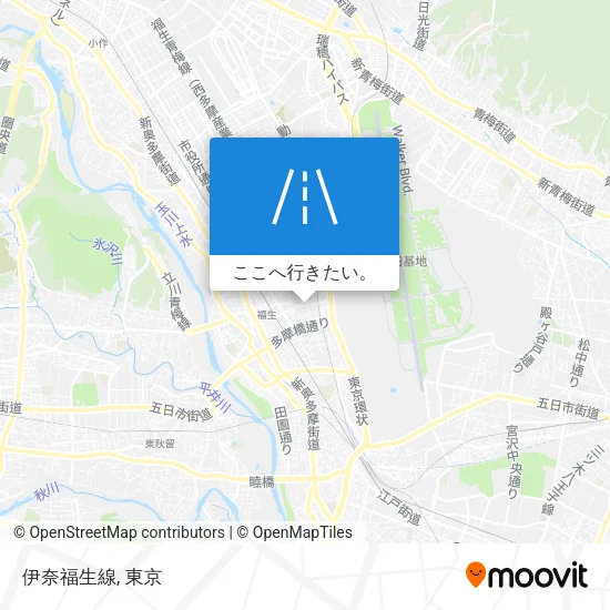 伊奈福生線地図