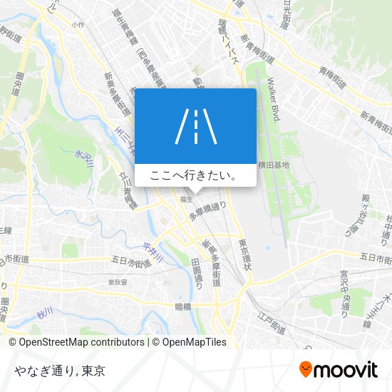 やなぎ通り地図